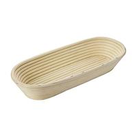 Westmark Cesta de fermentación, Para masa de pan de 1500-2000 g, Ovalada, Longitud: aprox.40 cm, Ratán, Beige claro, 32022270