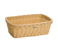 Westmark Cesta multiusos Saleen - 31,5 x 22 x 10 cm, para hostelería | Rectangular, para panecillos y fruta, trenzada a mano, sin BPA, apta para lavavajillas, hasta 70 °C, beige claro, 02020030101
