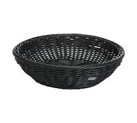 Westmark Cesto, Adecuado para hostelería y gastronomía, Redondo, Ø aprox. 29 cm, Altura: aprox. 8 cm, Fibra sintética, Saleen Edition, Negro, 02051919101