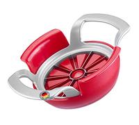 Westmark Cortador de manzanas y peras con plato de corte Divisorex-Spezial, Aluminio/Acero Inoxidable/Plástico, Plateado/Rojo, 51112260