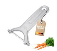 Westmark Cortador en juliana, Pelador de vegetales, Quick-Spezial, Cuchilla de acero inoxidable de dentado grueso, Aluminio, Color: gris/plateado, 60962270