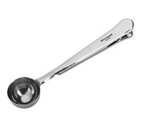 Westmark Cuchara dosificadora de café con pinza de cierre, Para 6 gramos de café en polvo, Longitud: 17,6 cm, Acero inoxidable, 15382270