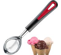 Westmark Cuchara para helado, Cromado, Longitud: 21,5 cm, Metal fundido/plástico, Gallant, Negro/rojo, 29582270