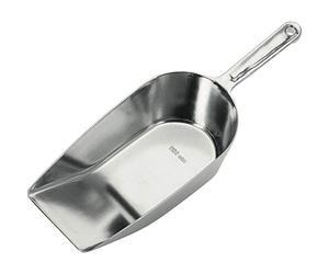 Westmark Cuchara para hornear/pesar/llenar, capacidad: 1100 ml (aprox. 1000 g de harina), aluminio, Hygia, plateada, 91812291