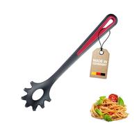 Westmark Cuchara para Pasta y Espaguetis, Longitud: 30,5 cm, Gallant, Negro/Rojo, 29602270