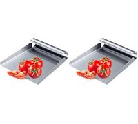 Westmark Cuchara para Verduras, de Óptima Calidad, óptimo para Preparar Frutas y Verduras, También Utilizable como Cortador de Masa, Acero Inoxidable (Paquete de 2)