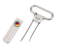 Westmark Descorchador y encorchador, Sacacorchos de hoja/clip, Incl. abridor de botellas, Zinc/Acero fundido a presión, Ah-So, Plata, Acabado satinado 62853380