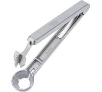 Westmark Deshuesador de ciruelas para ciruelas deshuesadas listas para usar, 16.7 cm de largo, Aluminio, Recubrimiento apto para alimentos, Hoja de acero inoxidable, Steinex, Plateado, 40102260