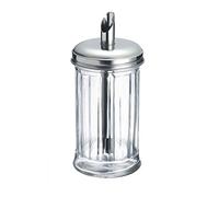 Westmark Dispensador de azúcar, Capacidad: 300 ml, Vidrio/acero inoxidable, New York, Plata/transparente, 65242260
