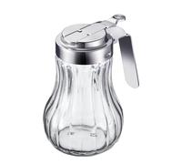 Westmark Dispensador de crema/miel, Capacidad: 250 ml, Vidrio/acero inoxidable, Berlin, Transparente/plata, 65302260