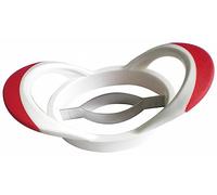 Westmark Divisor de mangos, 20 x 10,5 x 6,5 cm, Acero inoxidable/plástico, Blanco/rojo/plata, 51642270