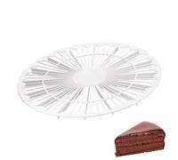 Westmark Enfriador y divisor de pasteles, Doble función, Redondo, Diámetro: 32 cm, Plástico, Blanco, 31432270