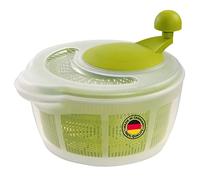 Westmark Ensaladera, Capacidad: 5 litros, ø 26 cm, Plástico, Sin BPA, Fortuna, Color: transparente/verde,243222E1