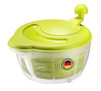 Westmark Ensaladera, Capacidad: 5 litros, ø 26 cm, Plástico, Sin BPA, Fortuna, Color: transparente/verde, 243222EA