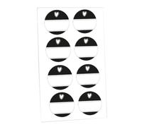 Westmark Etiquetas adhesivas, 24 pegatinas para etiquetar y personalizar tarros y tapas, autoadhesivas, Etiquetas redondas para especias ø 3,5 cm