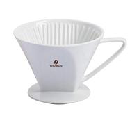 Westmark Filtro para café/Portafiltros de porcelana, Filtro tamaño 4, Para hasta 4 tazas de café, Brasilia, Porcelana, 24482260