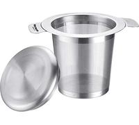 Westmark Filtro permanente / filtro de té / escurridor de acero inoxidable, Con tapa, Teatime, Acero inoxidable 18/8, 7,5 x 9,5 cm, 15762260
