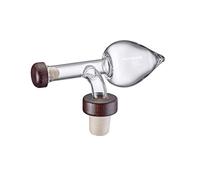 Westmark Cuchara dosificadora de 35 ml para licores, vinagre o aceite, hermética, vidrio/plástico/madera, gourmet, transparente/marrón, 99033380