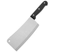 Westmark Hacha de cocina, Hoja ancha, longitud total: 30 cm, Acero inoxidable/plástico, Negro/plateado, 13582280