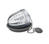 Westmark Infusor de té con Platillo de silicona, Teatime, Acero inoxidable 18/8 y silicona, ø 4,5 cm, 15832260