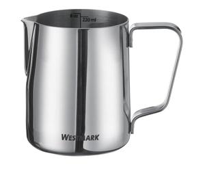 Westmark Jarra de leche Brasilia 220 ml - ideal para nata, leche, miel y otros ingredientes para café y té, accesorios para baristas - acero inoxidable