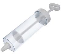 Westmark Jeringa para mezclar y adornar con 6 boquillas de formas diferentes, Volumen de llenado: 280 ml, Plástico, Transparente/blanco, 32382260