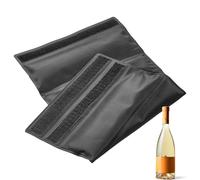 Westmark Manguito de enfriamiento para, por ejemplo, botellas de vino, botellas de champán, para botellas de diámetro de 7,5 a 10 cm, se enfría hasta 2 horas, plástico, Frigus, negro/blanco, 52413370