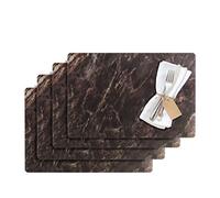 Westmark Manteles individuales, 4 piezas, 45.5 x 29 cm, Vinilo, Rojo, Edición Saleen: Diversión