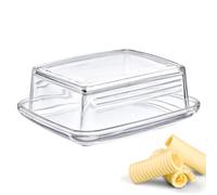 Westmark Mantequera, Decorativo, Longitud: 14, 3 cm, Vidrio, Transparente, 20852260