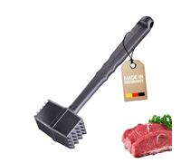 Westmark Meat Tenderizer Robusto Black Edition, Ablandador de escalopes de doble cara, Martillo para carne para escalopes, chuletas y filetes, Antracita