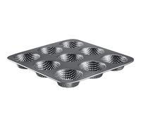 Westmark Molde antiadherente perforado, miniroll, 9 plazas, negro, 0,90 kg