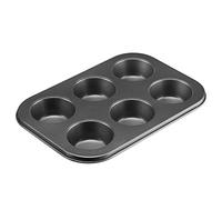 Westmark Molde para magdalenas, Para 6 Muffins, Recubrimiento antiadherente, Acero laminado en frío, Back Meister, Antracita, 32882270