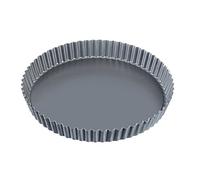 Westmark Molde para Quiche con base desmontable, Ø 28 cm, Con revestimiento antiadherente, Acero laminado en frío, Back Profi, Antracita, 33932260