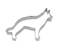 Westmark Moldes Perro/Wolf, 10 x 6 cm, Acero Inoxidable, Plata, 10,2 x 5,9 x 2,2 cm