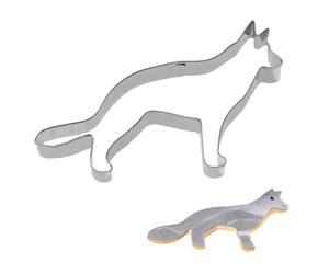 Westmark Moldes Perro/Wolf, 10 x 6 cm, Acero Inoxidable, Plata, 10,2 x 5,9 x 2,2 cm