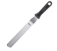 Westmark Paleta angular profesional de respostería, Angulada, Flexible, Tamaño de la hoja: 3,5 x 22 cm, Longitud: 39,5 cm, Acero inoxidable/plástico, Master Line, Negro/plateado, 31272270