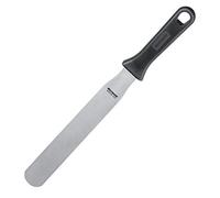 Westmark Paleta profesional de respostería para esparcir/confeccionar, Recta, Flexible, Tamaño de la hoja: 3,5 x 23 cm, Longitud: 36 cm, Acero inoxidable/plástico, Master Line, Negro/Plata, 31222270