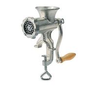Westmark Picadora de tamaño 8, Con disco de orificios con tamaño ø 4,5 mm, Incl. abrazadera de tornillo para montaje en mesa, Acero fundido estañado, Plateado, 97522260