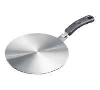 Westmark Placa adaptadora de inducción - Placa adaptadora para cocinas de inducción para hacer que las sartenes convencionales sean aptas para inducción - acero inoxidable, Ø 24 cm