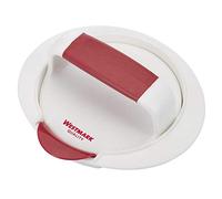 Westmark Prensa para hamburguesas con extractor, Hamburger-Presse, Diámetro interior 11,5 cm, Plástico, Blanco/rojo, 62332260