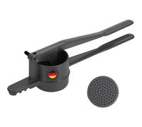 Westmark Prensa para pasta / patatas, Con agujeros redondos, Aluminio fundido a presión, Longitud: 41 cm, Spätzlepress, Antracita, 6110226Z