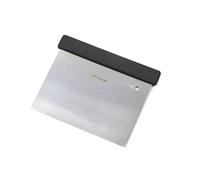 Westmark Rasqueta/espátula profesional de masa, Con mango, Tamaño de la hoja: 8 x 12 cm, Acero inoxidable/plástico, Master Line, Negro/plateado, 30802270