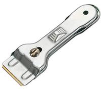 Westmark Rasqueta para limpiar la vitrocerámica, Con hoja de limpieza reemplazable, Acero, Piccobello, Plata, 10842280