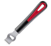 Westmark Rayador/Perforador de limones, Longitud: 16,5 cm, Acero inoxidable/plástico, Gallant, Negro/rojo, 2930220
