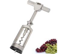 Westmark Sacacorchos de campana con raspador de corcho, Monopol Edition, Acero/zinc fundido a presión, Chianti, Acabado satinado, 62553380
