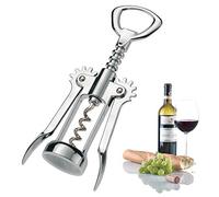 Westmark Sacacorchos de palanca con elevador de tapa y espiral con núcleo, Acero, Cromado, 60202270