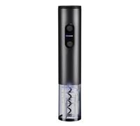 Westmark Sacacorchos eléctrico Vasco - abridor eléctrico para botellas de vino con corcho, sacacorchos sin esfuerzo con una sola mano, necesita 4 pilas AA - acero inoxidable, aluminio