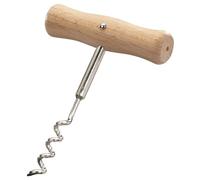 Westmark Sacacorchos, Espiral, Longitud: 10,4 cm, Madera/acero, Woody, Marrón claro/plata, 10122270