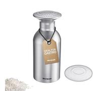 Westmark Salero gastro de aluminio Omega- práctico especiero para catering y cocinas grandes, también apto para azúcar, recipiente para sal con tapa - acero inoxidable, 650 ml