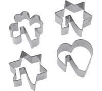 Westmark Set de cortapastas, Varios motivos, Acero inoxidable, Taza, 4 piezas, P